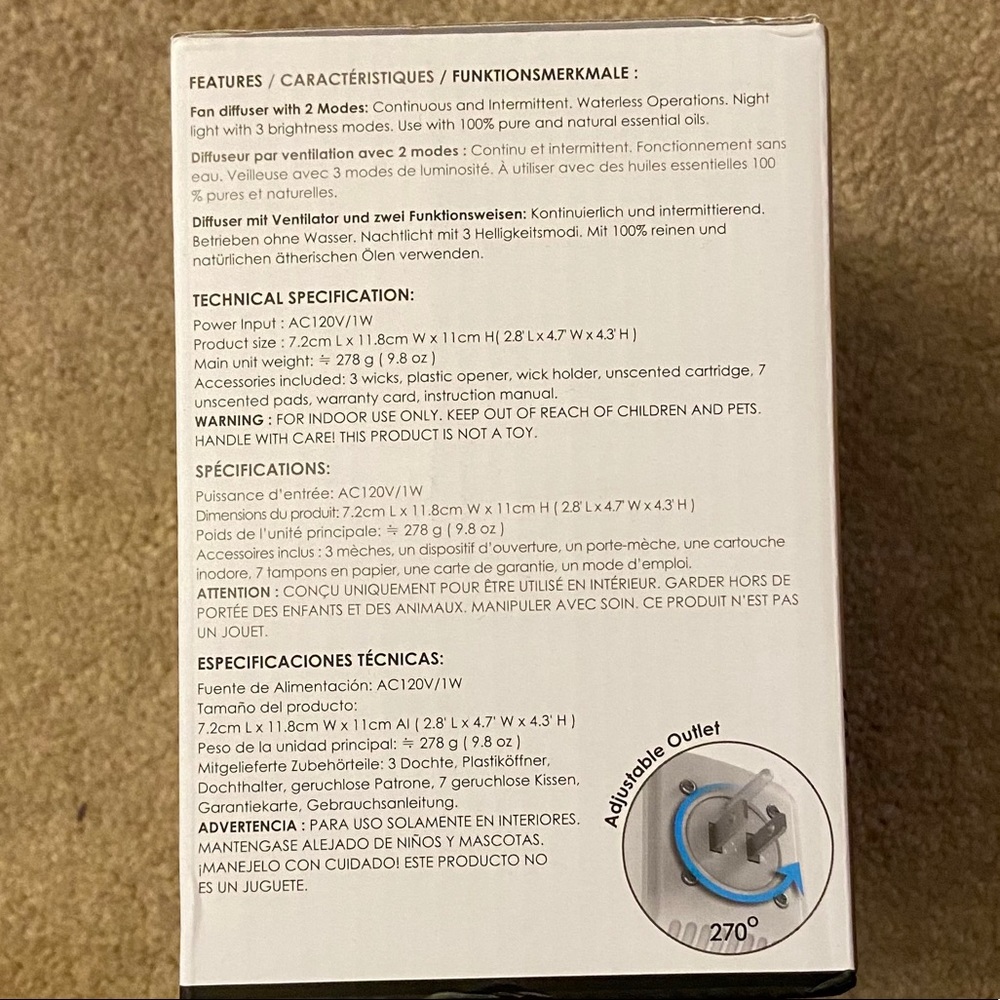 Essential oil diffuser. - Picture 3 of 3